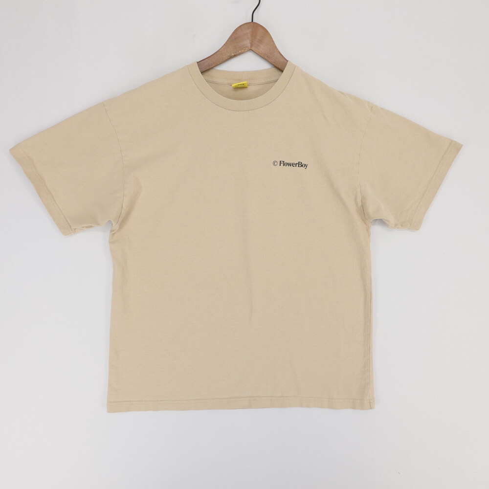 Golf Wang T Shirt Mens XL Beige Save The Bees Flower Boy Tyler The Creator